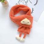 Warm Children's Scarf with Cloud Design for Boys and Girls
