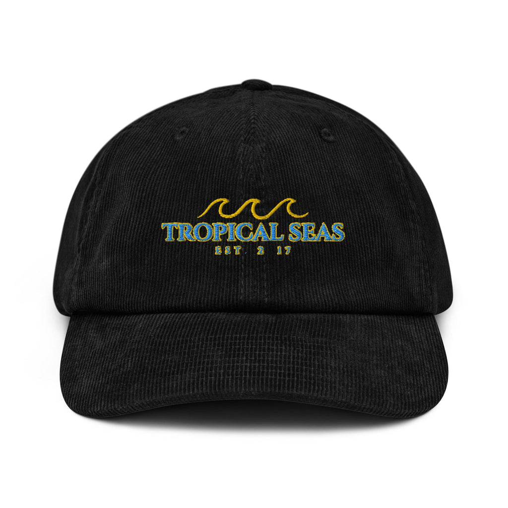Triple Wave Corduroy Hat | Embroidered Cap