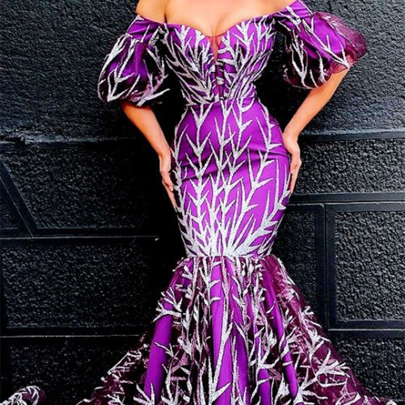Women's Tube Top Dress with Thorn Stitching