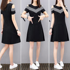 2019 Summer Women's Fashion Slim Fit Off-Shoulder Dress