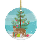 Australian Mist Cat Christmas Ceramic Ornament