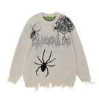 Men's Spider Web Brocade Sweater