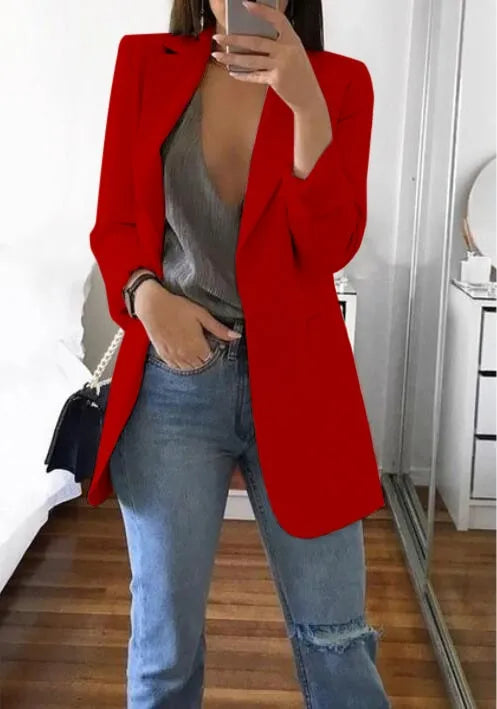 Slim Cardigan Temperament Blazer