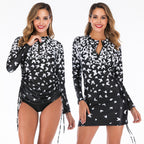 Onyhua Long Sleeve One-Piece Swimsuit