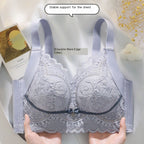 Summer Slim Lace Bra for Full Bust Support and Comfort