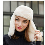 Ladies Plus Size Fleece Ear Protection Cap | Embroidered Cap