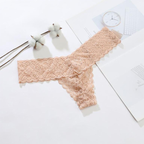 Comfortable Seamless Lace Thong Panties for Women
