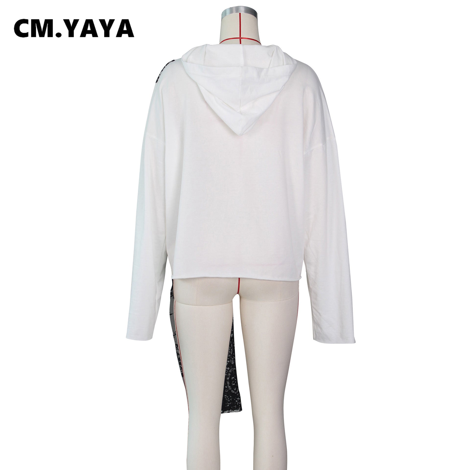 2021 Autumn Winter Women's Fashion Lace Sweatshirt | Streetwear