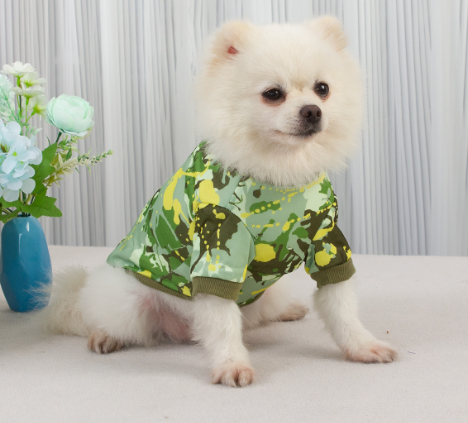 Camouflage Fleece Sweater for Dogs