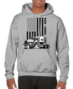 USA Trucker, Son, Hero, CEO Men’s Hoodie | Streetwear