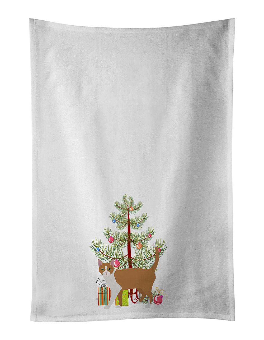 Brazilian Shorthair Cat Christmas Kitchen Towel Set of 2