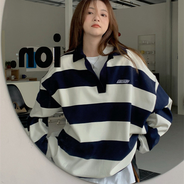 Retro Polo Collar Sweater