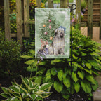 Briard #2 Christmas Presents and Tree Garden Flag