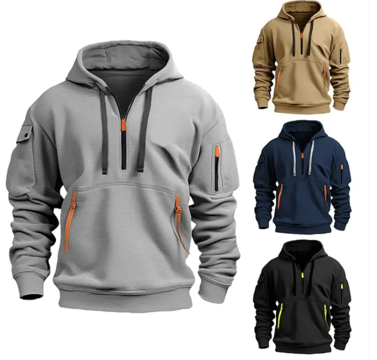 Cotton Dropped Shoulder Hooded Sweatshirt | Streetwear
