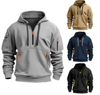 Cotton Dropped Shoulder Hooded Sweatshirt | Streetwear