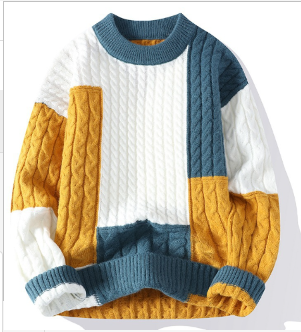 Springer Sweater - Men's Loose Knit Turtleneck (One Piece)