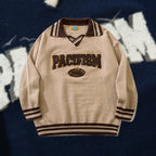 Men's College Style High Street Knitted Jumper
