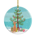 Devon Rex Cat Christmas Ceramic Ornament