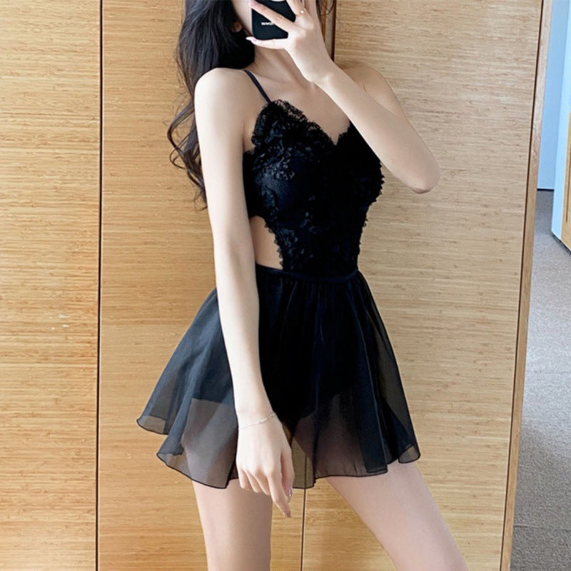 Lace Sling Belly-Covering Super Fairy Swimsuit