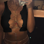 Sexy Sleeveless Ribbed Crop Top in Solid Color