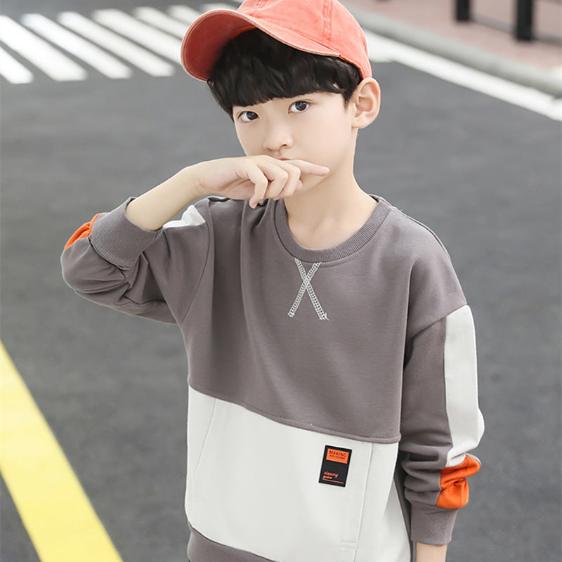 Boys' Cotton Hoodie Jacket for Spring and Fall 2024 | Streetwear