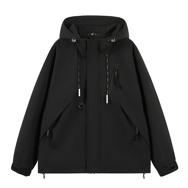 Men's Windproof Waterproof Climbing Jacket for Outdoor Sports