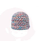 Compact Colorful Wool Hat | Embroidered Cap