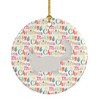 Munchkin #2 Cat Christmas Ceramic Ornament