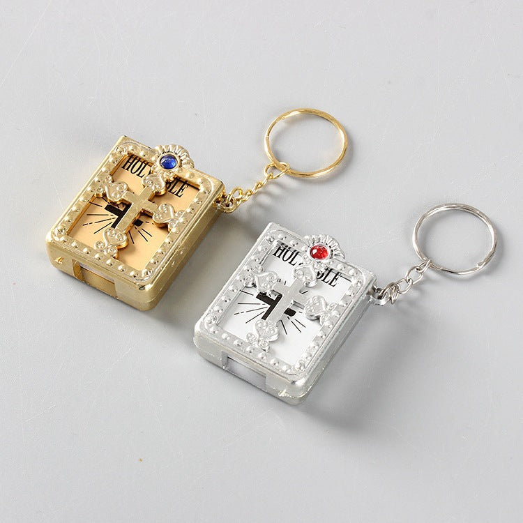 Mini Pocket English Bible Keychain