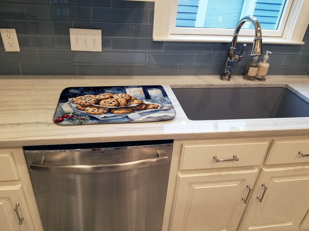 Christmas Cookies for Santa Dish Drying Mat