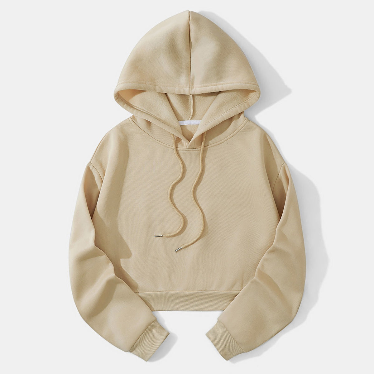 Fashionable Artistic Eyelash Print Hooded Sweatshirt