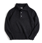 Thick Thermal Sweater with Lapel for Men