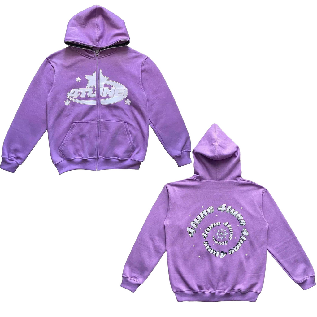 Full Face Zipper Hoodie | Streetwear