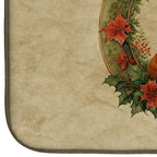 Nova Scotia Duck Tolling Retriever Christmas Flowers Dish Drying Mat