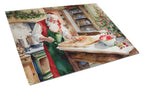 Cookies with Santa Claus Glass Cutting Board