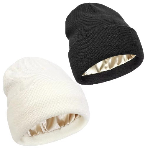 Knitted Wool Hat | Embroidered Cap