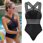 Lace Swimsuit, One-Piece, Mesh Sexy Bikini
