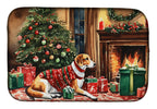 American Foxhound Cozy Christmas Dish Drying Mat