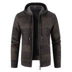 Plus Size Loose Zipper Wool Casual Jacket