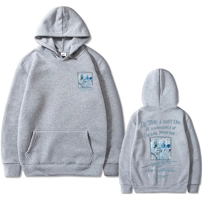 Radiohead "No Surprises" Album Print Oversized Hoodie | Streetwear