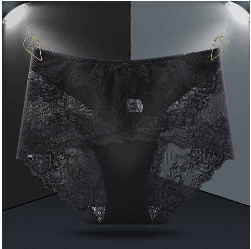 Lady Lace Underwear Set - Comfortable Cotton Briefs (One)