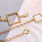 Heart Chain Waist Belt for Women's Summer Dress