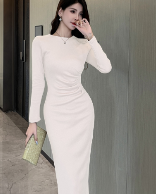 Women's Fashion Cashmere Knitted Dress