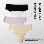 Seamless Mid-Waist Yoga Thong