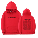 "Women’s Letter Print Hooded Sweatshirt with Drawstring, Pockets, and Long Sleeves – Stylish Sports Hoodie" | Streetwear