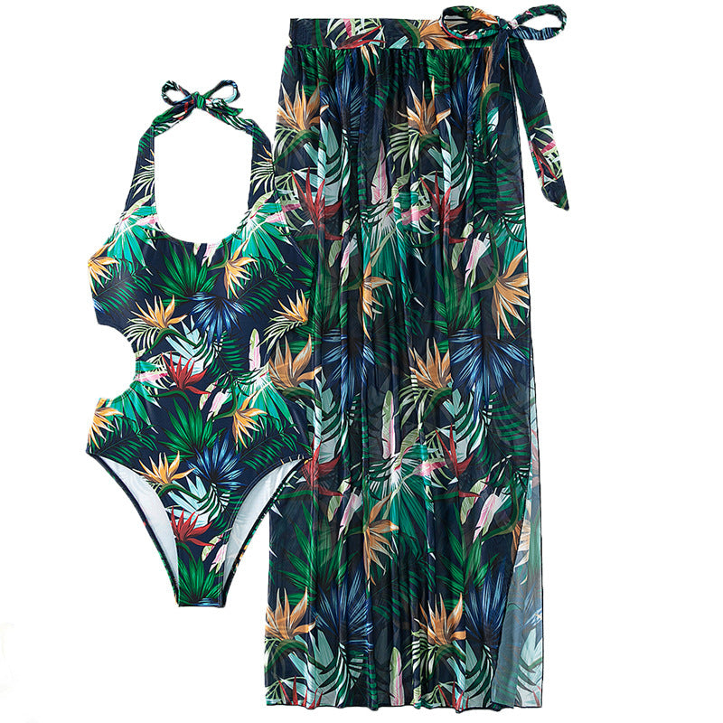 2023 New European Sexy Three-Piece Bikini Set