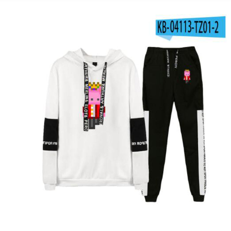 Men's Hooded Tracksuit, Casual Sweatshirt Set (2 Pieces) | Streetwear