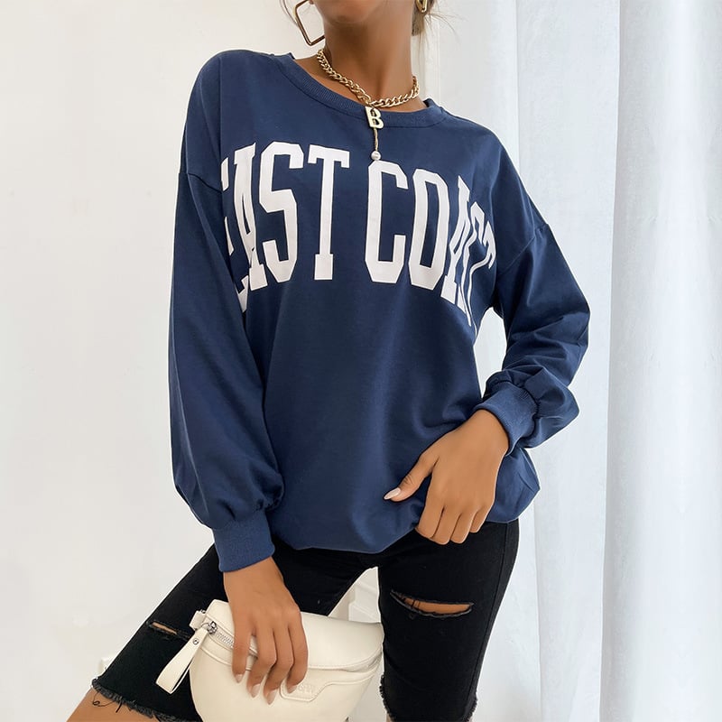 Long Sleeve Letter Sweater for Fashion Lovers
