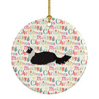 Napoleon #2 Cat Christmas Ceramic Ornament