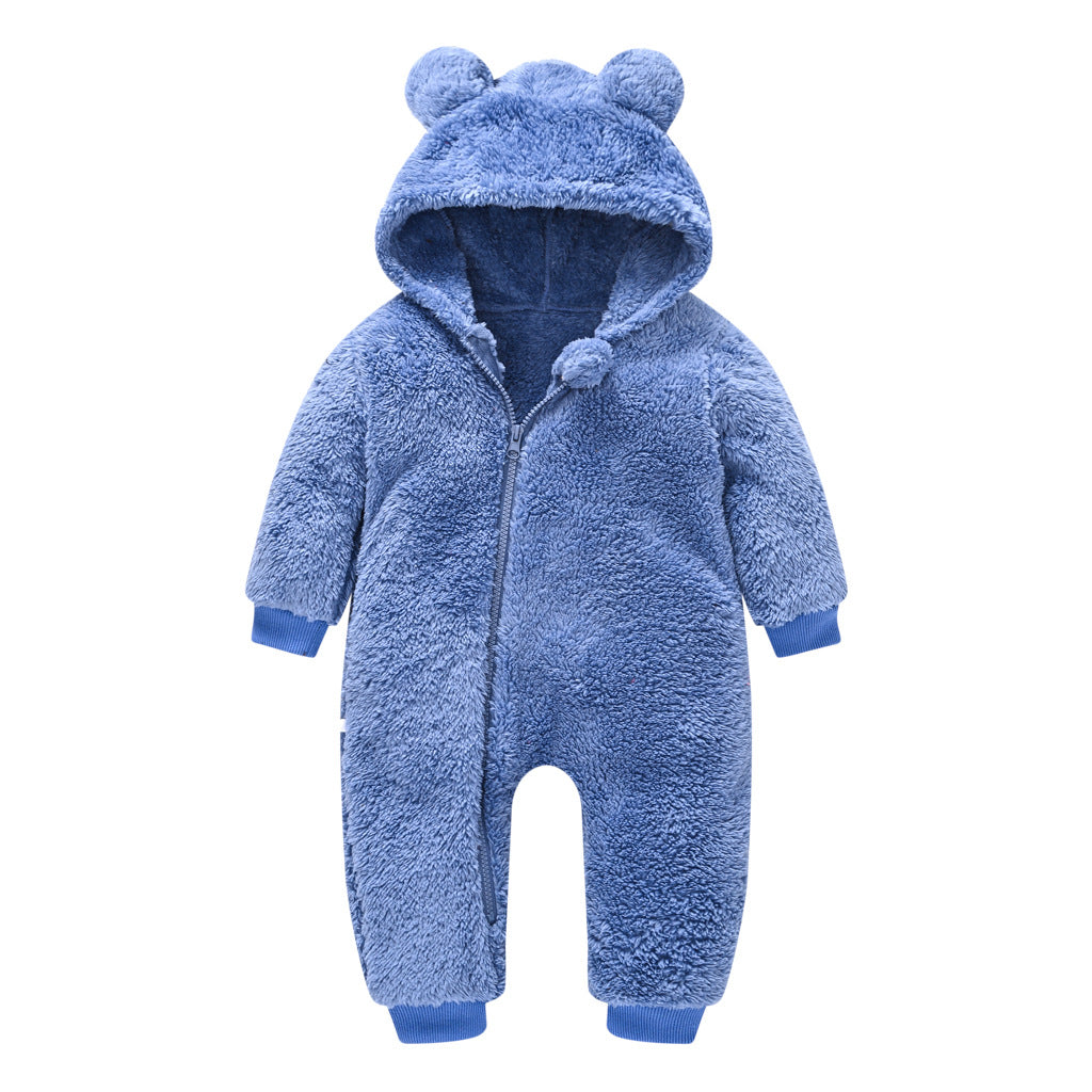 Cute Wool Sweater Jumpsuit for Babies